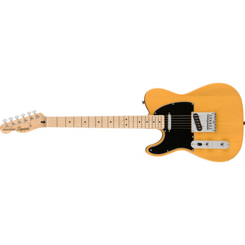 Squier Affinity Telecaster Akçaağaç Klavye Butterscotch Blonde Solak Elektro Gitar 1