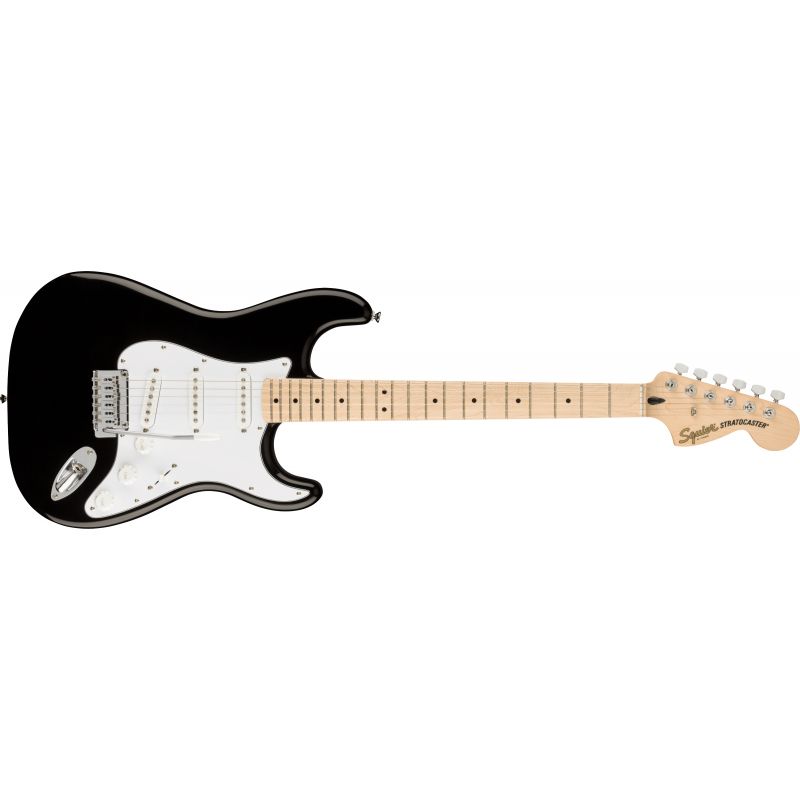 Squier Affinity Stratocaster Akçaağaç Klavye Black Elektro Gitar 1