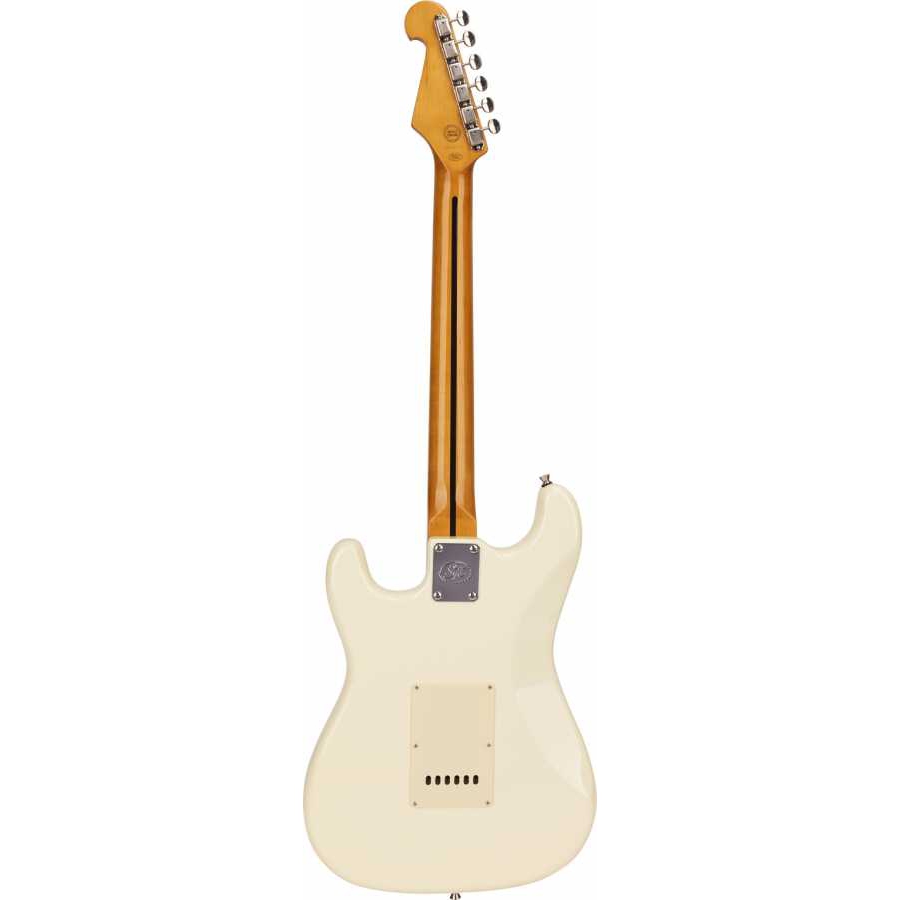 SX Stratocaster Elektro Gitar (Vintage White) 3