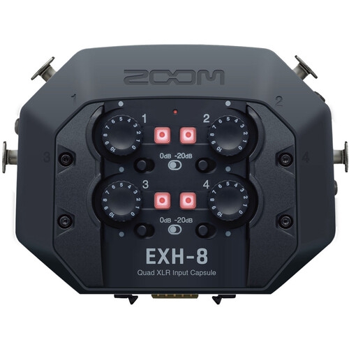 Zoom EXH-8 4-Kanal XLR Capsule (H8 için) 2