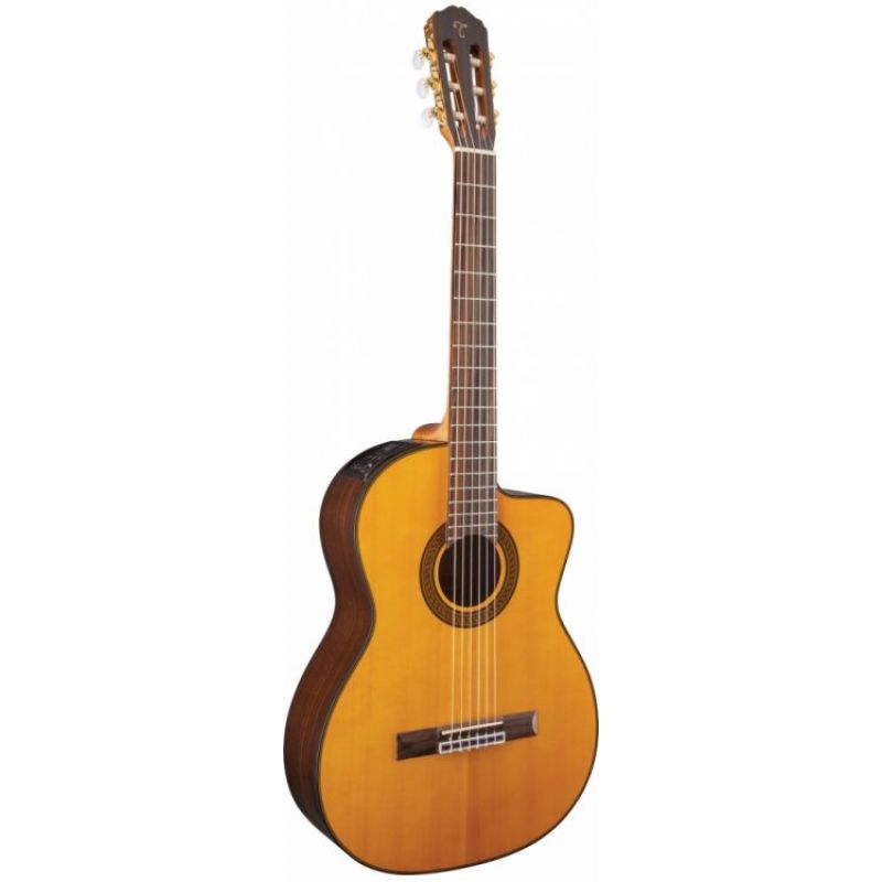 TAKAMINE GC5CE NAT CLASSIC GUITARS Classic CUTAWAY SOLID SPRUCE TOP ROSEWOOD BACK & SIDES TP-4T PREAMP 1