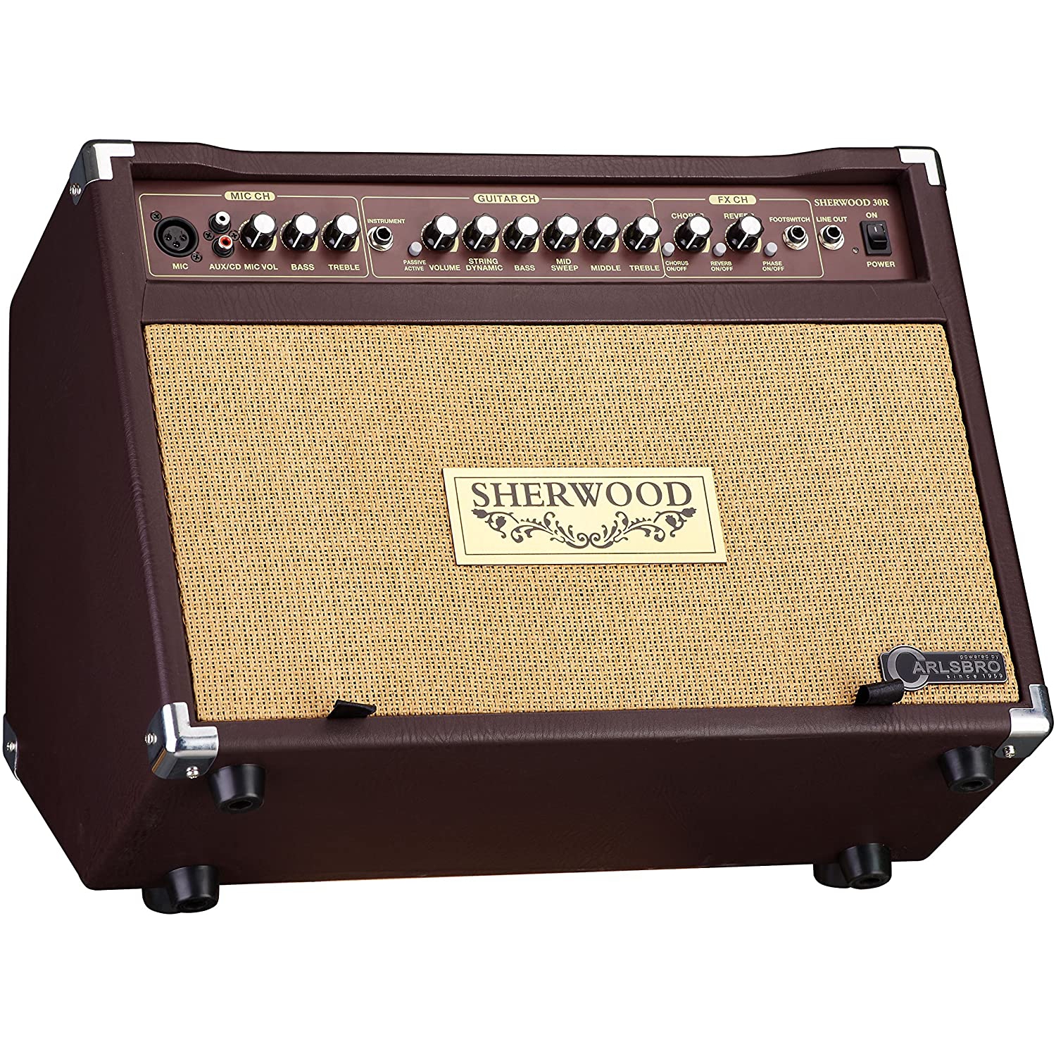 Carlsbro Sherwood30R 30 Watt Akustik Amfi (Reverb) 4