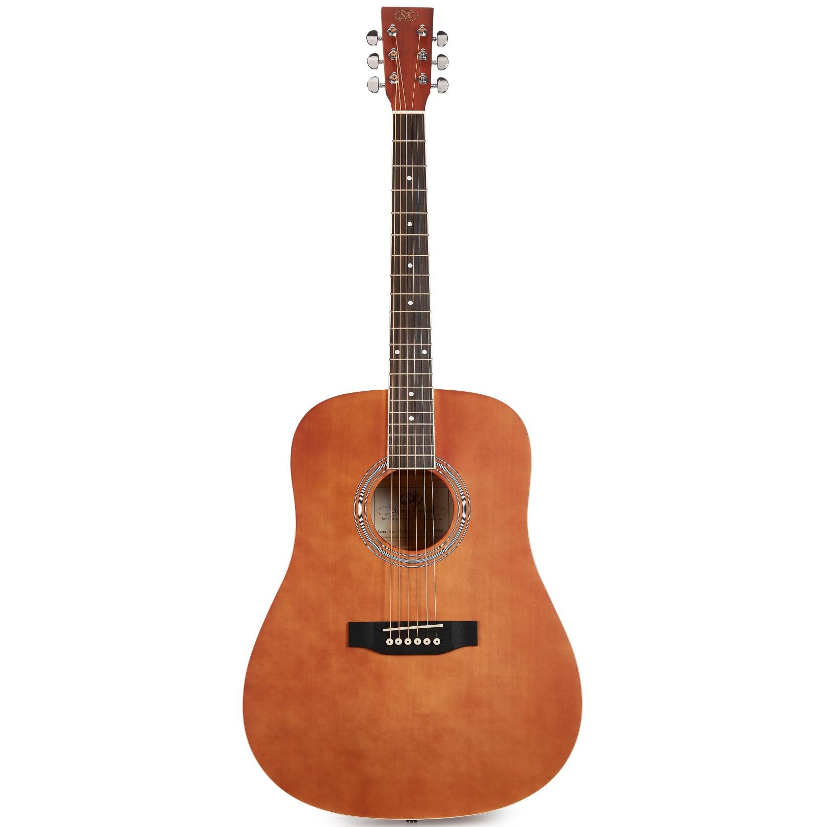 Sx SD104BR Akustik Gitar (Kahverengi) 2