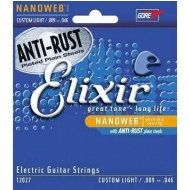 Elixir 12027 Nanoweb Custom Light Elektro Gitar Teli (9-46) 1