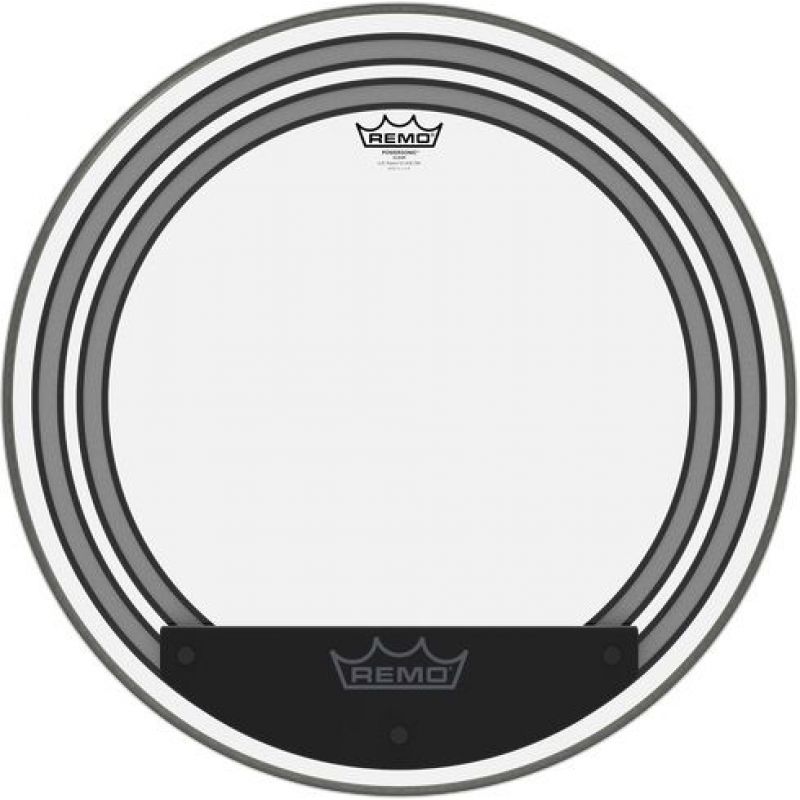 REMO PW-1322-00- Powersonic® Şeffaf 22\" Bas Davul Derisi 1