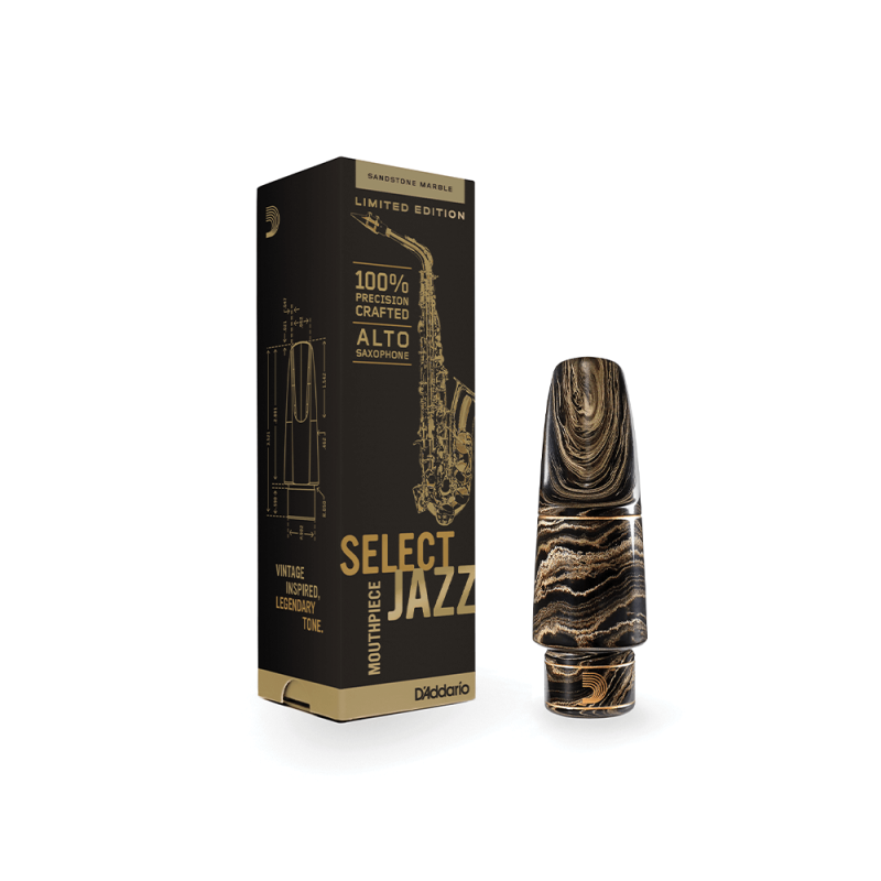 D\'Addario Woodwinds Select Jazz D7M Marble Alto Saksafon Beki 2