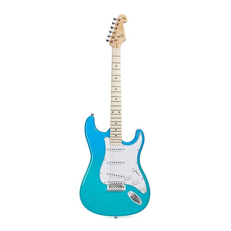 SX SBM1/BG Bas Gitar (Blue Glow) 2