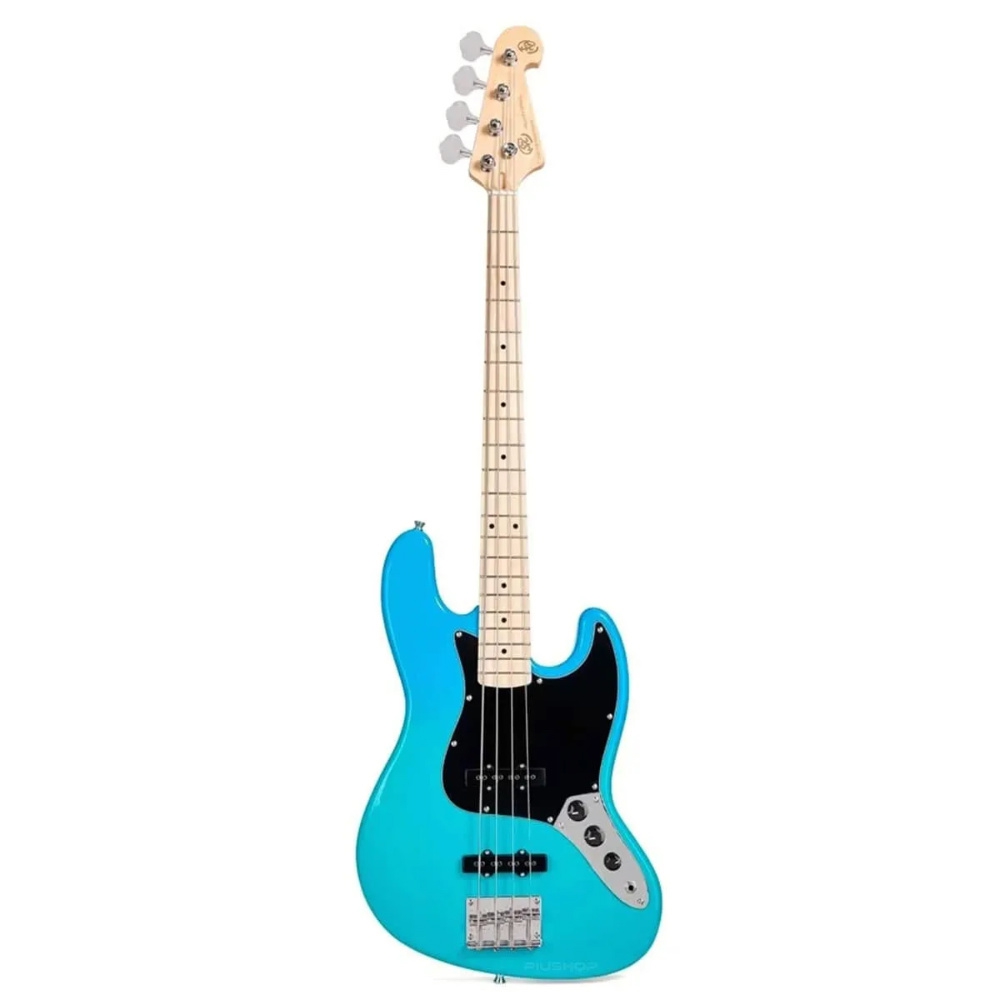 SX SBM1/BG Bas Gitar (Blue Glow) 3