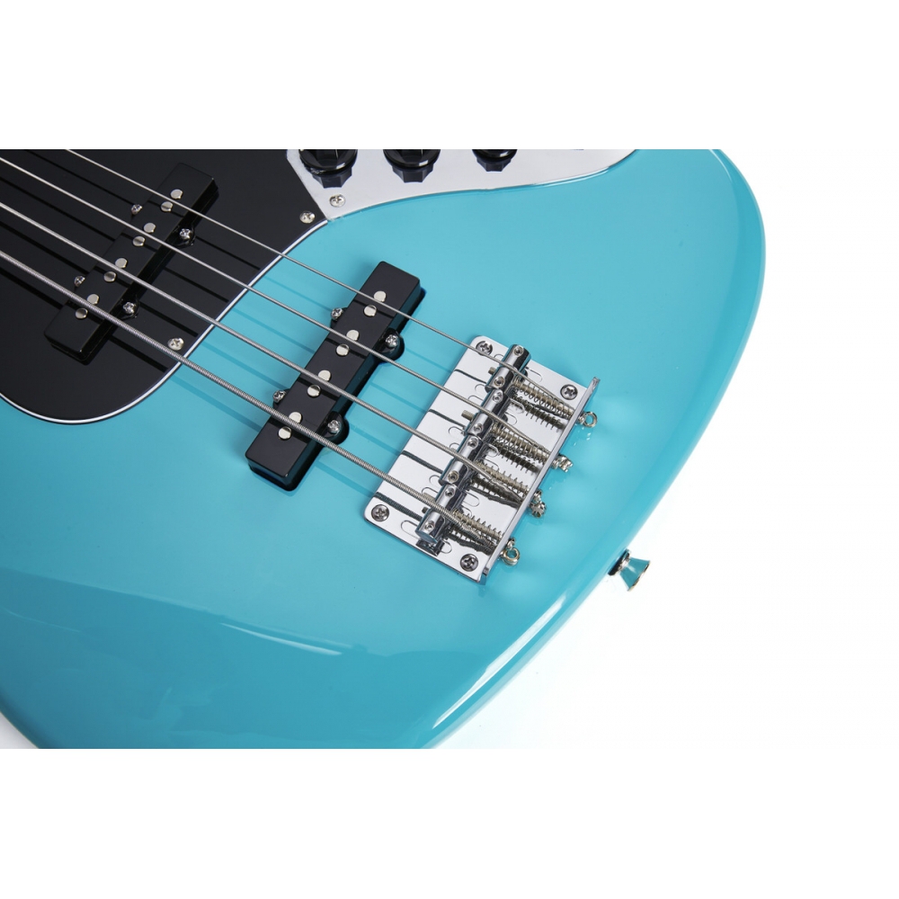 SX SBM1/BG Bas Gitar (Blue Glow) 5