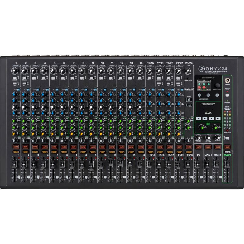 Mackie Onyx24 24-Kanal Analog Mikser (Multi-Track USB) 1