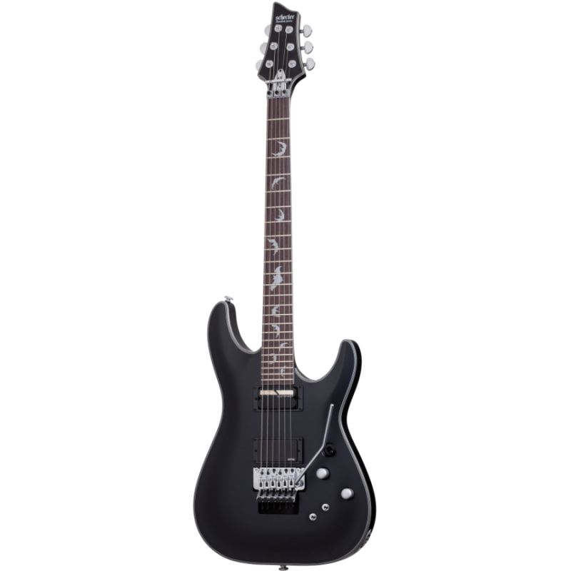 Schecter Damien Platinum 6 FR Elektro Gitar (Satin Black) 1