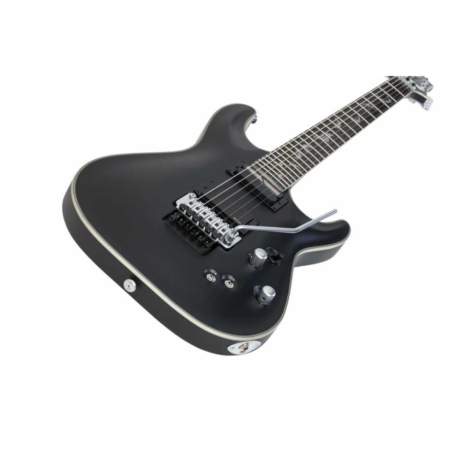 Schecter Damien Platinum 6 FR Elektro Gitar (Satin Black) 3