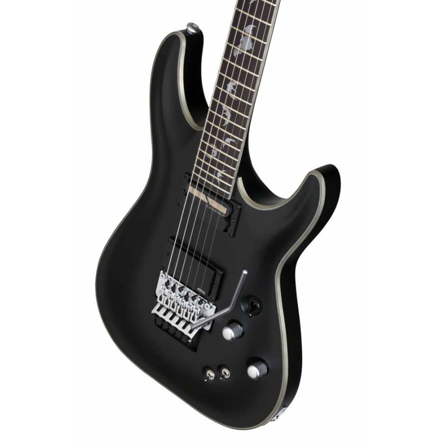 Schecter Damien Platinum 6 FR Elektro Gitar (Satin Black) 4