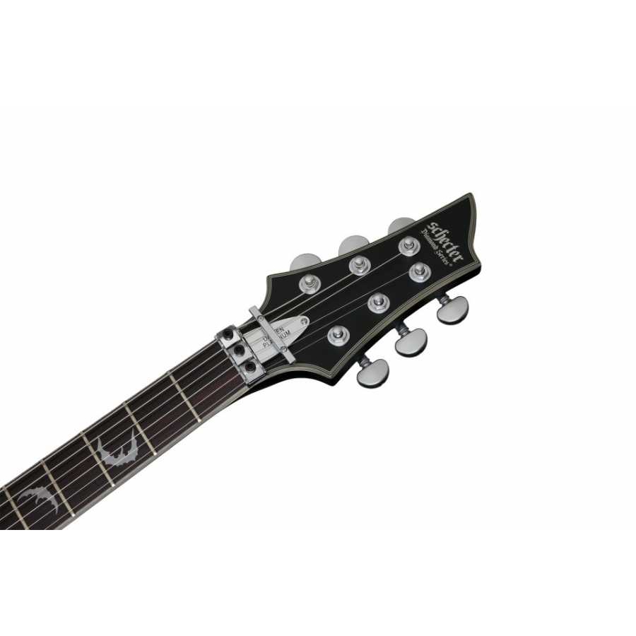 Schecter Damien Platinum 6 FR Elektro Gitar (Satin Black) 5