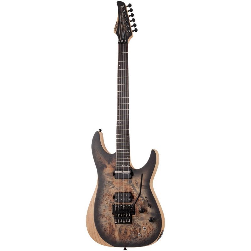 Schecter Reaper-6 FR-S Elektro Gitar (Satin Charcoal Burst) 1