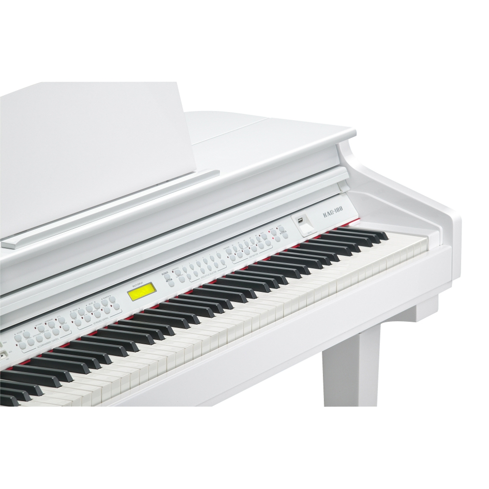 Kurzweil KAG100WHP Dijital Kuyruklu Piyano (Parlak Beyaz) 4