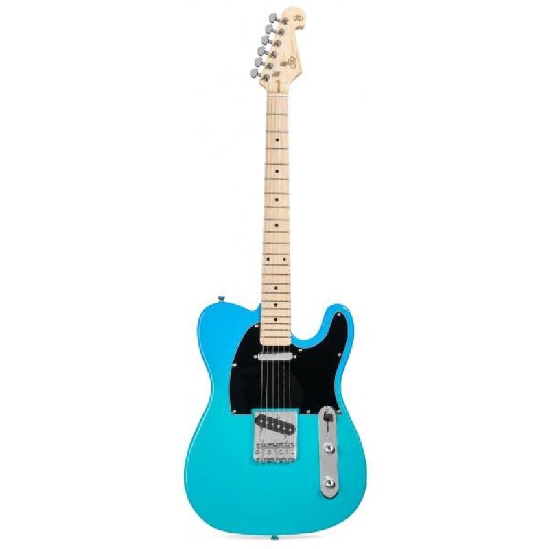 SX SEM2 Elektro Gitar (Blue Glow) 1
