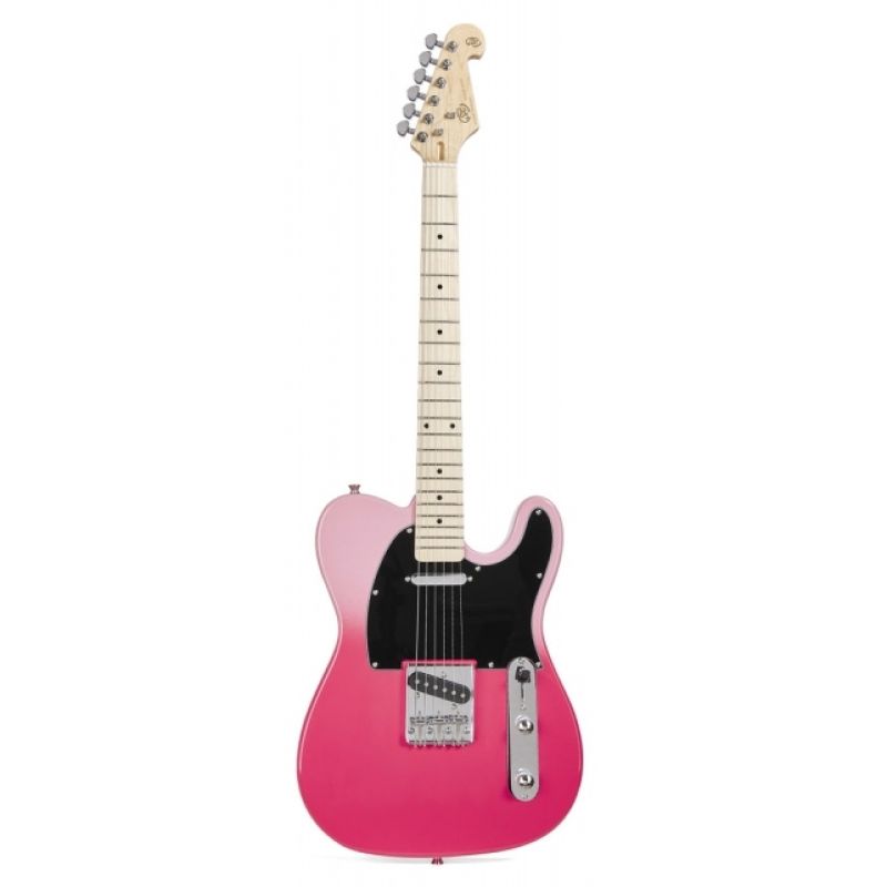 SX SEM2 Elektro Gitar (Pink Twilight) 1