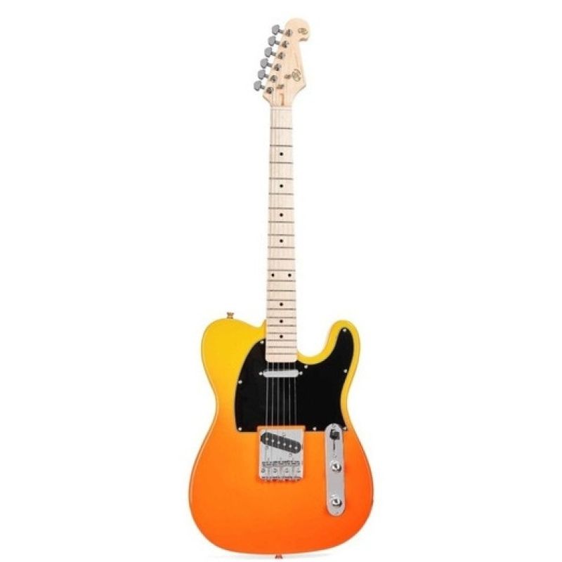SX SEM2 Elektro Gitar (Burning Fire) 1