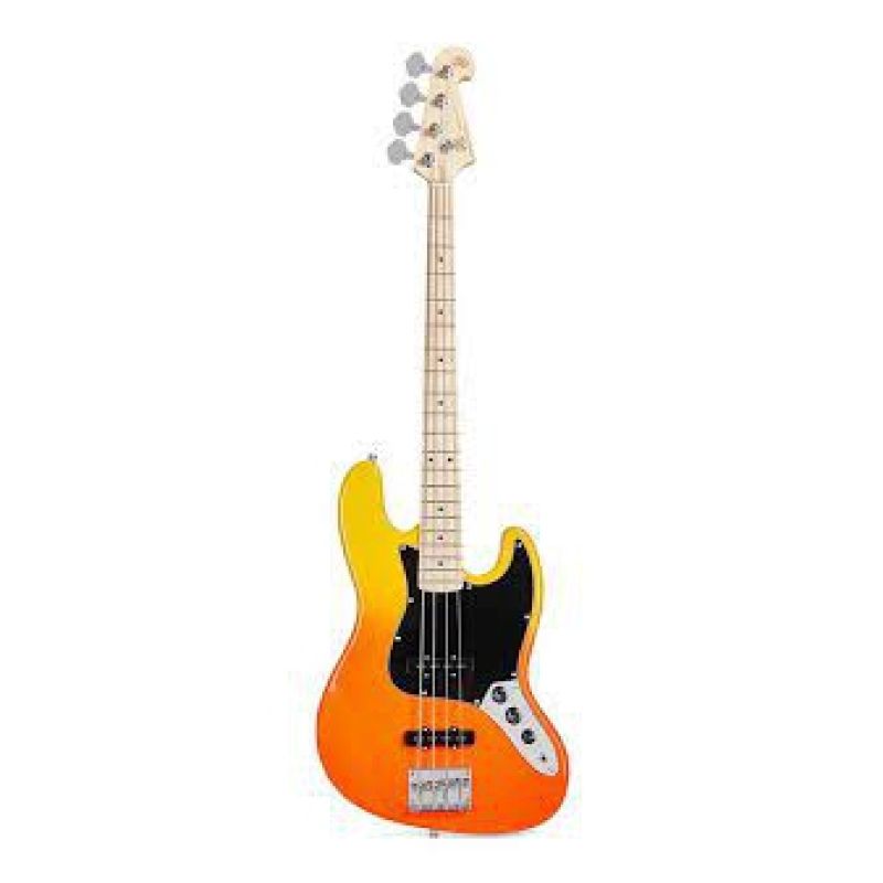 SX SBM1 Bas Gitar (Burning Fire) 1