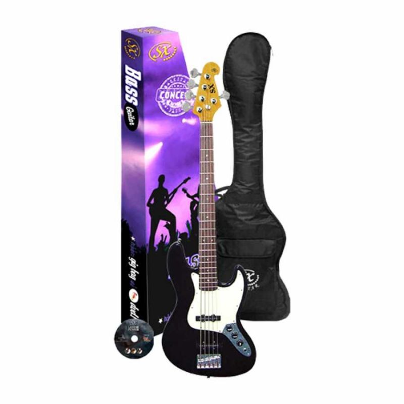 SX SJB62+/5/BK Bas Gitar (Siyah) 1