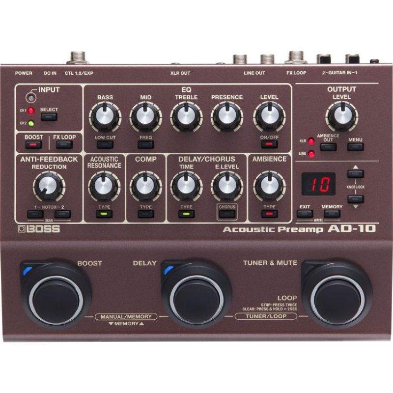 BOSS AD-10 Akustik Gitar Prosesörü 1