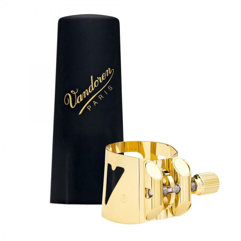 Vandoren LC080P Optimum Tenor Saksafon V16 Bek Gold Bilezik,Plastik Kapak 1