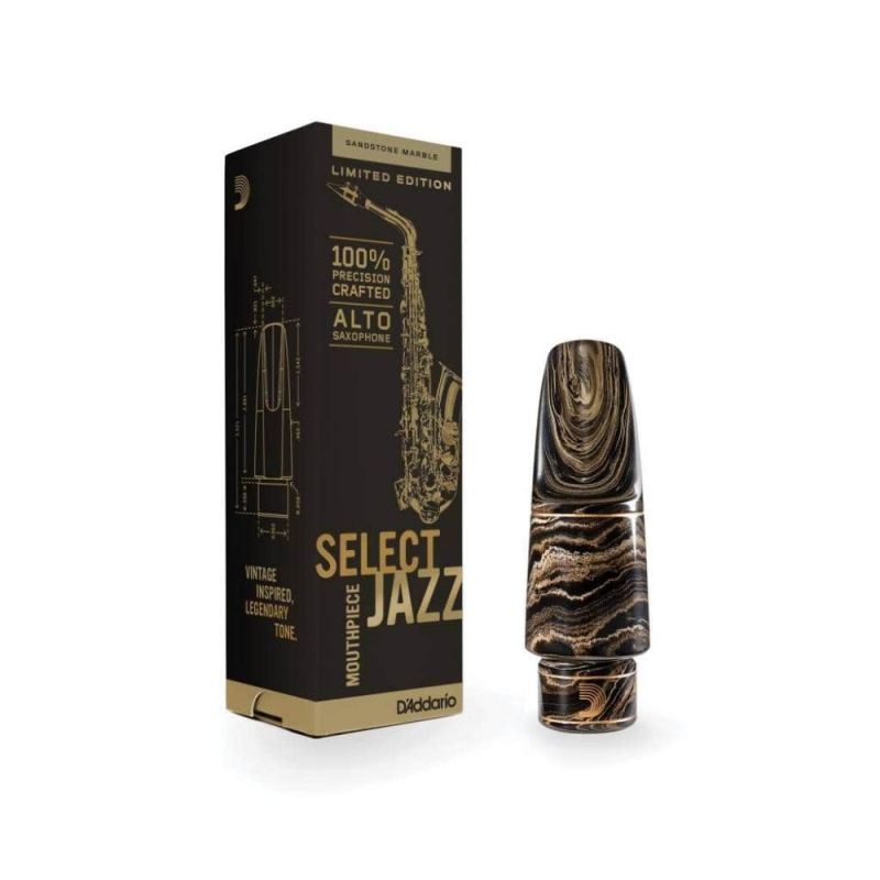 D\'Addario Woodwinds Select Jazz D5M Marble Alto Saksafon Beki 1