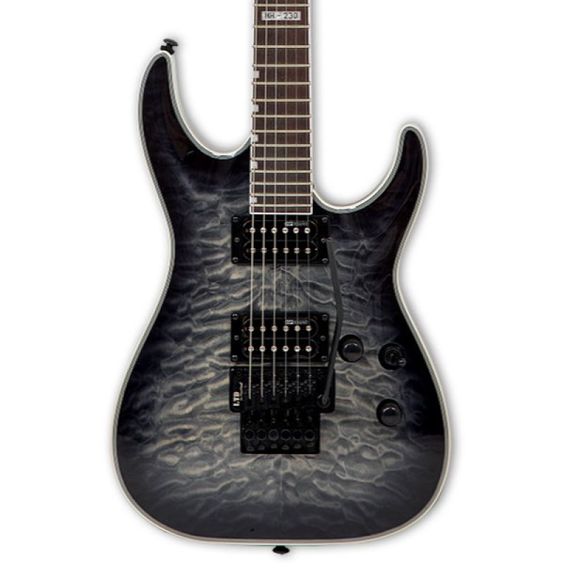 ESP LTD MH-230 QM FR Quilted Maple See Thru Black Sunburst Elektro Gitar 1