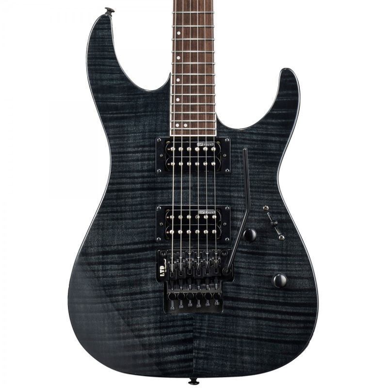 ESP LTD M-200FM Flame Black Elektro Gitar 1