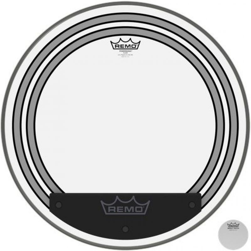 REMO PW-1320-00- Powersonic® Şeffaf 20\" Bas Davul Derisi 1