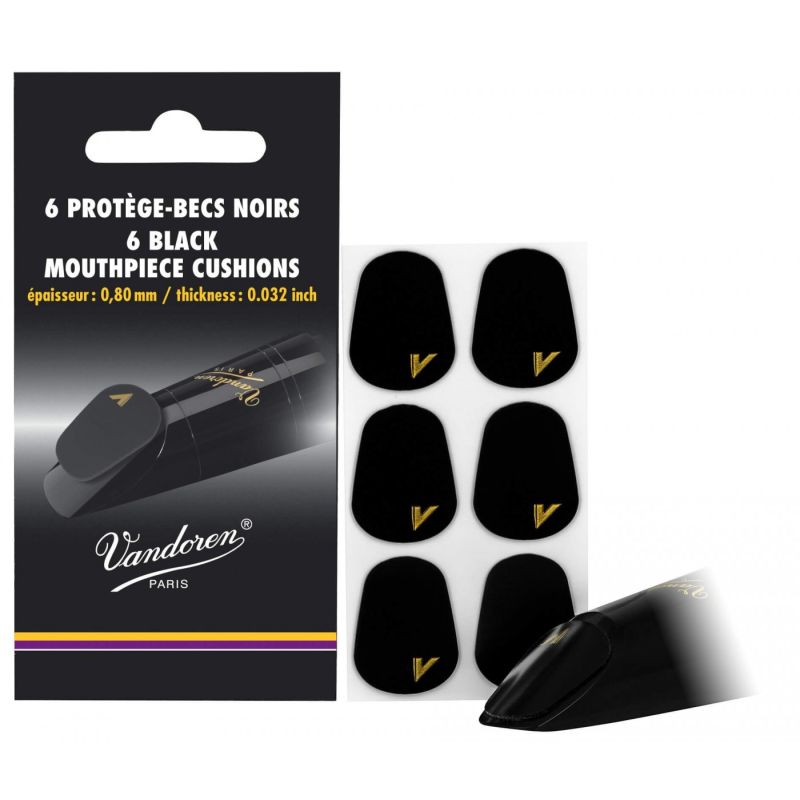 Vandoren VMCX6+ Siyah Bek Dişliği (6\'lı) 0,80MM 1