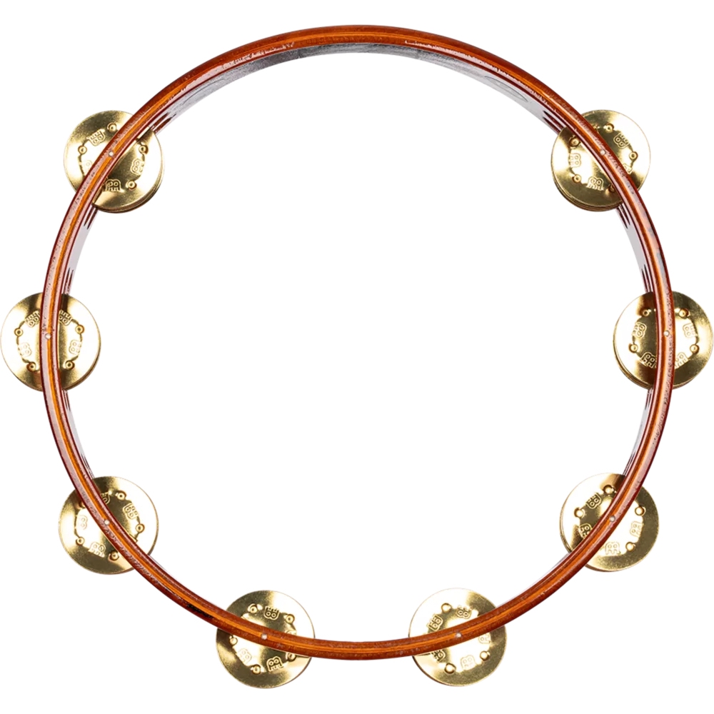 Meinl TA2B-AB Brass Jingle 2-Rows Hand Tamburin (Antique Brown) 3