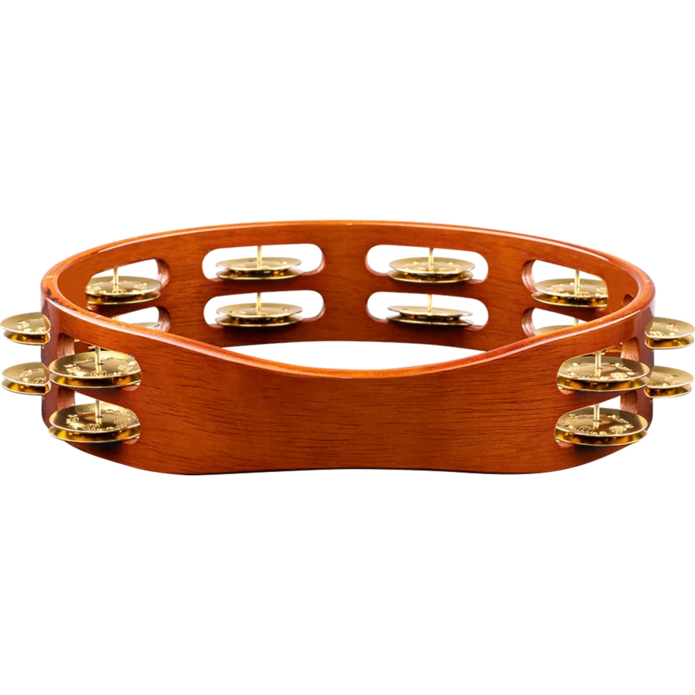 Meinl TA2B-AB Brass Jingle 2-Rows Hand Tamburin (Antique Brown) 4