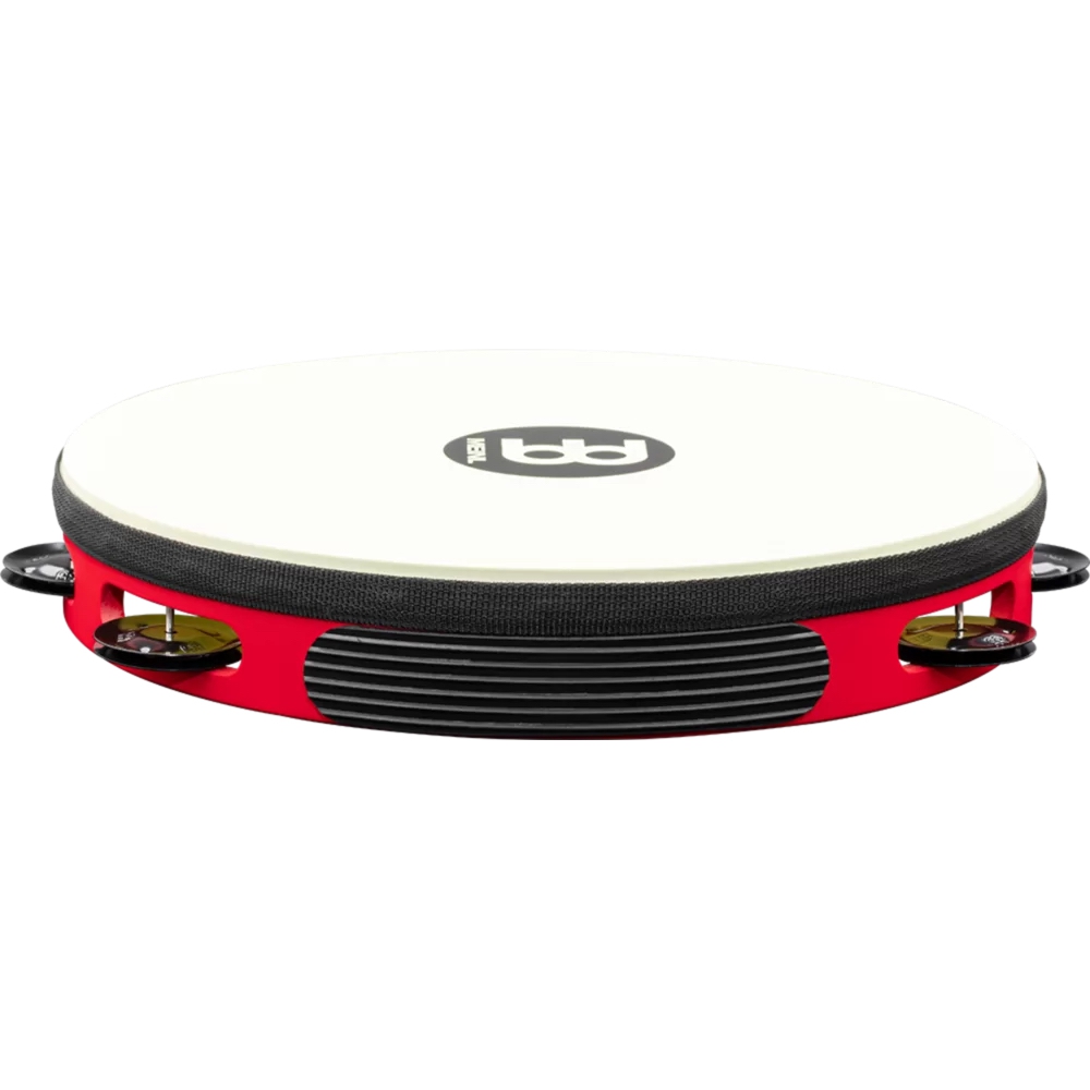 Meinl TAH1BK-R-TF Tour Jingle Wood True Feel Head 1 Row Tamburin (Red Black) 4