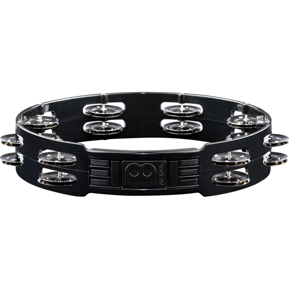Meinl HTT10BK Stainless Steel Jingle 1-Row 10" Tour Tamburin (Siyah) 4