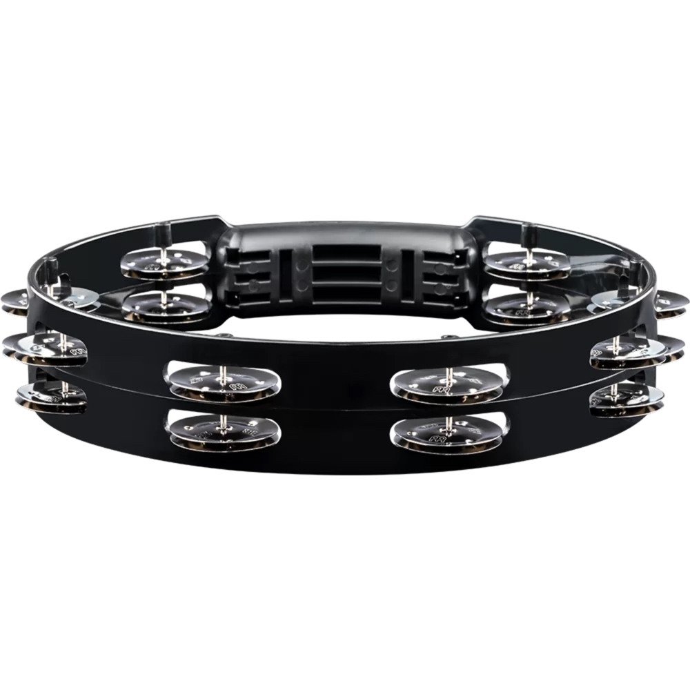 Meinl HTT10BK Stainless Steel Jingle 1-Row 10" Tour Tamburin (Siyah) 5