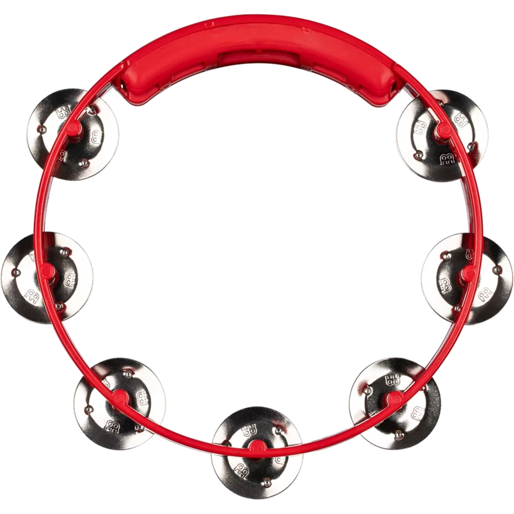 Meinl HTT8R Stainless Steel Jingle 1-Row 8" Tour Tamburin (Kırmızı) 3