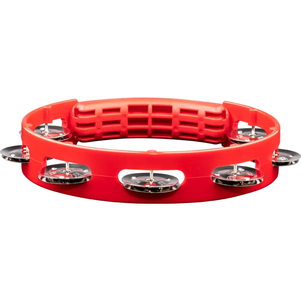 Meinl HTT8R Stainless Steel Jingle 1-Row 8" Tour Tamburin (Kırmızı) 5