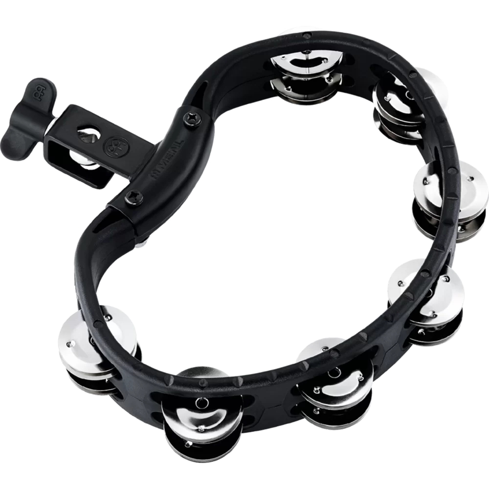 Meinl HTMT2BK Stainless Steel Jingle Headliner Range Mounted Tamburin 2