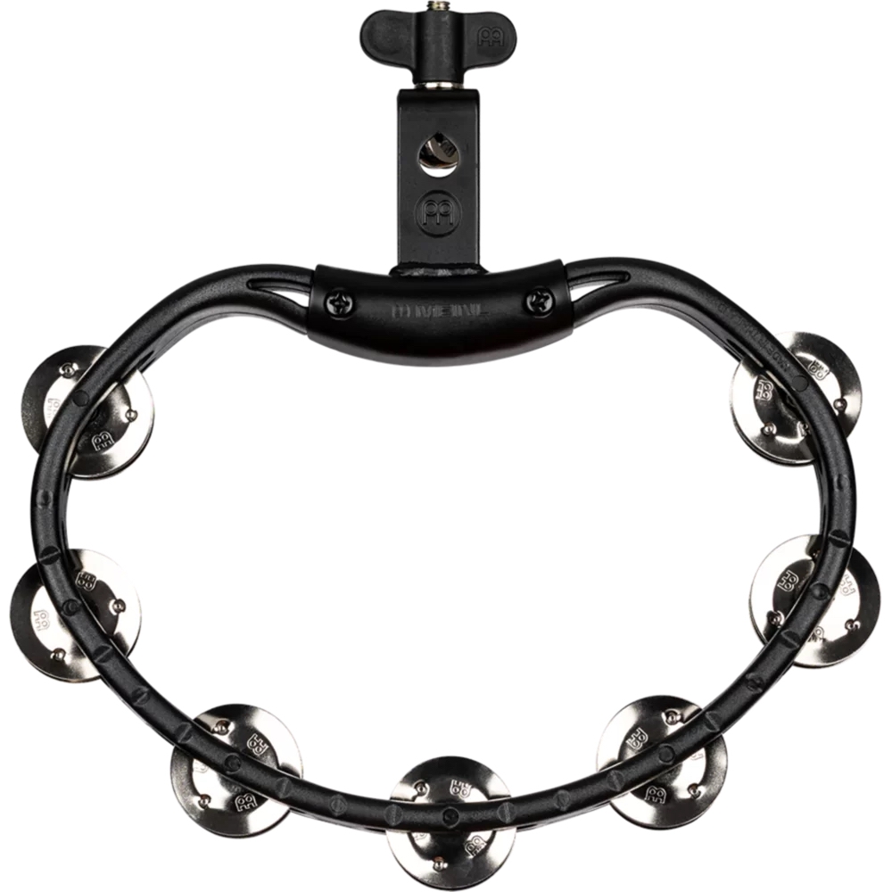 Meinl HTMT2BK Stainless Steel Jingle Headliner Range Mounted Tamburin 3