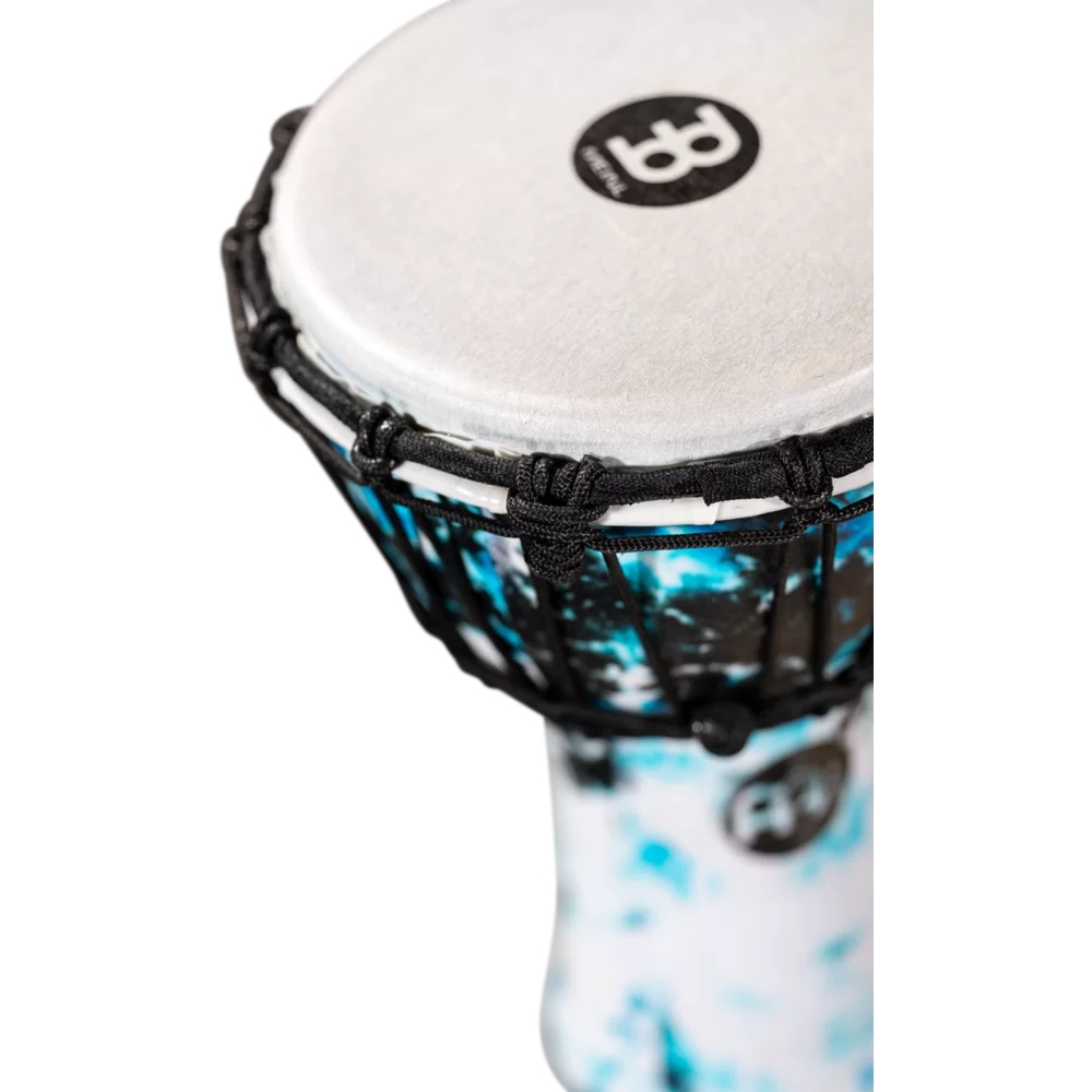 Meinl Junior 7" Djembe (Galactic Blue Tie Dye) 4
