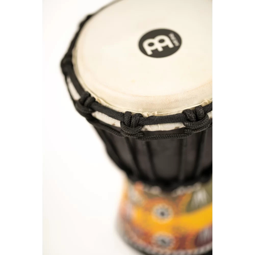 Meinl HDJ7-XXS African Style XX-Small Djembe (Black Gecko Design) 4