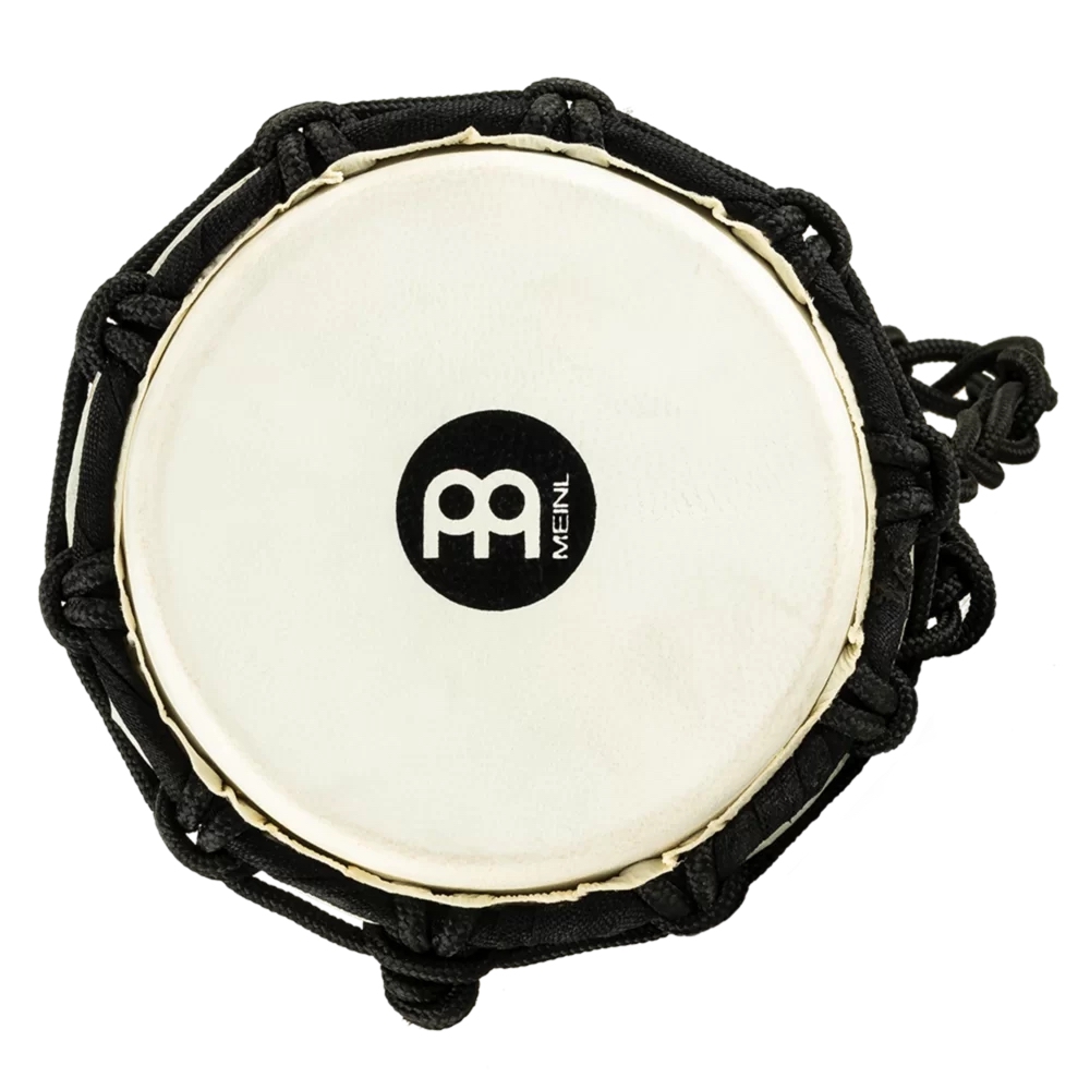 Meinl HDJ7-XXS African Style XX-Small Djembe (Black Gecko Design) 5