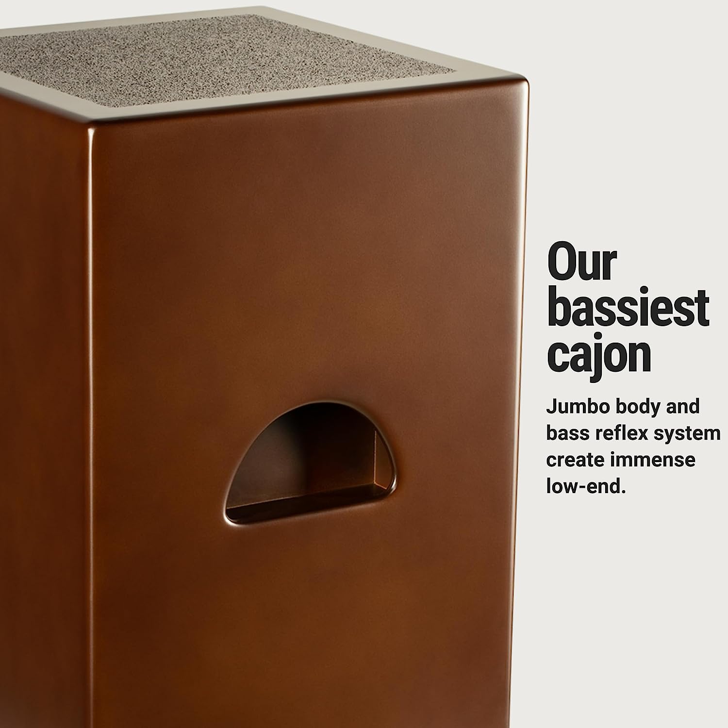Meinl SUBCAJ5WN Frontplate Subwoofer Cajon (Walnut) 3