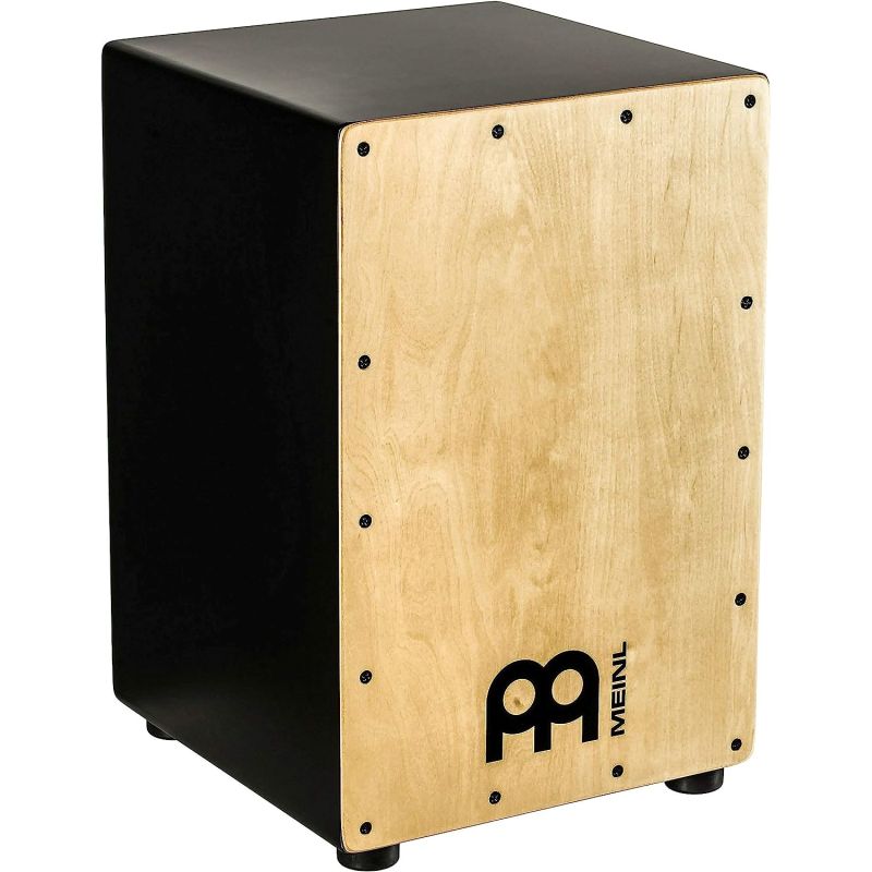 Meinl MCAJ100BK-MA Frontplate Cajon (Black Maple) 1