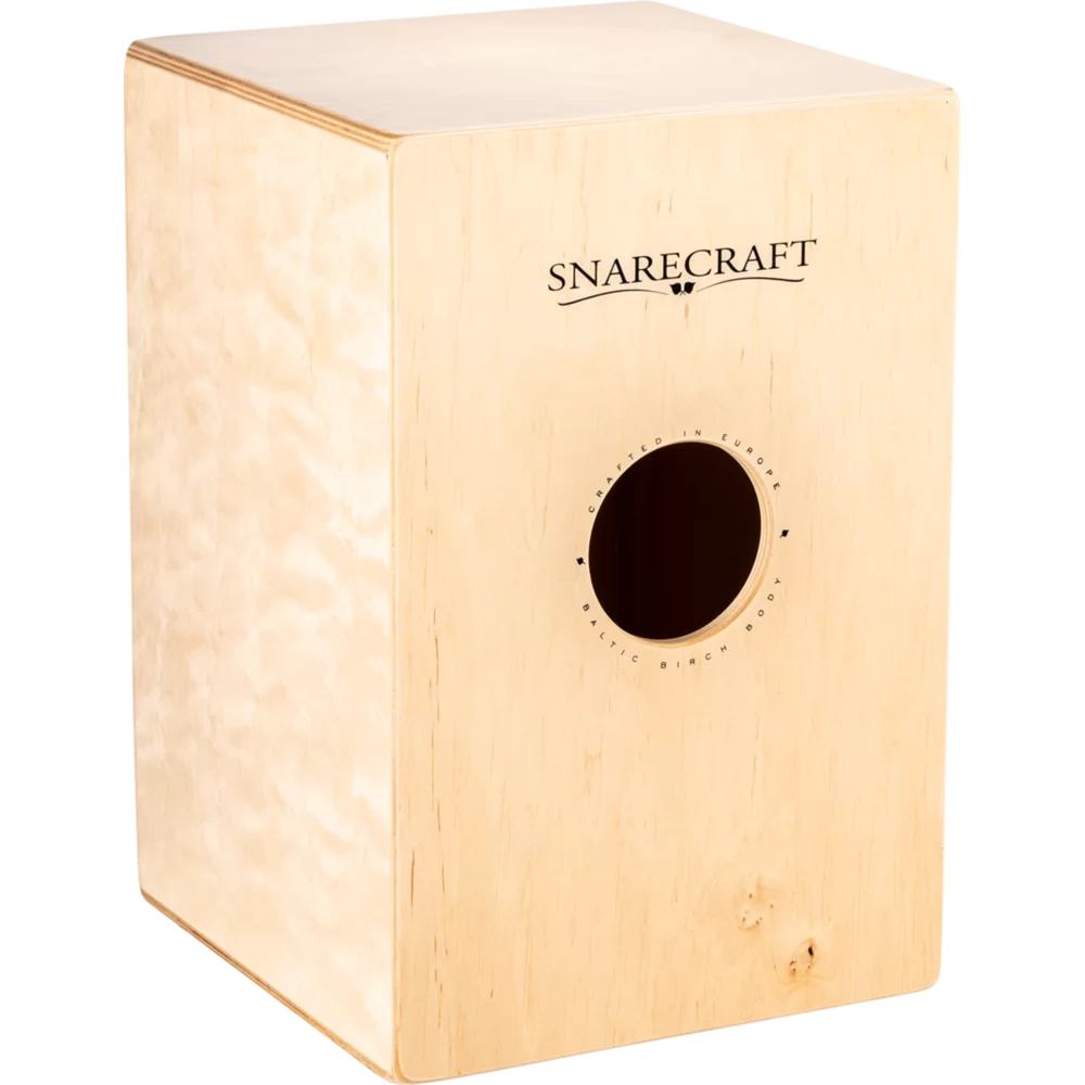 Meinl SC80BW Frontplate Snarecraft Cajon (Natural Burl Wood) 3