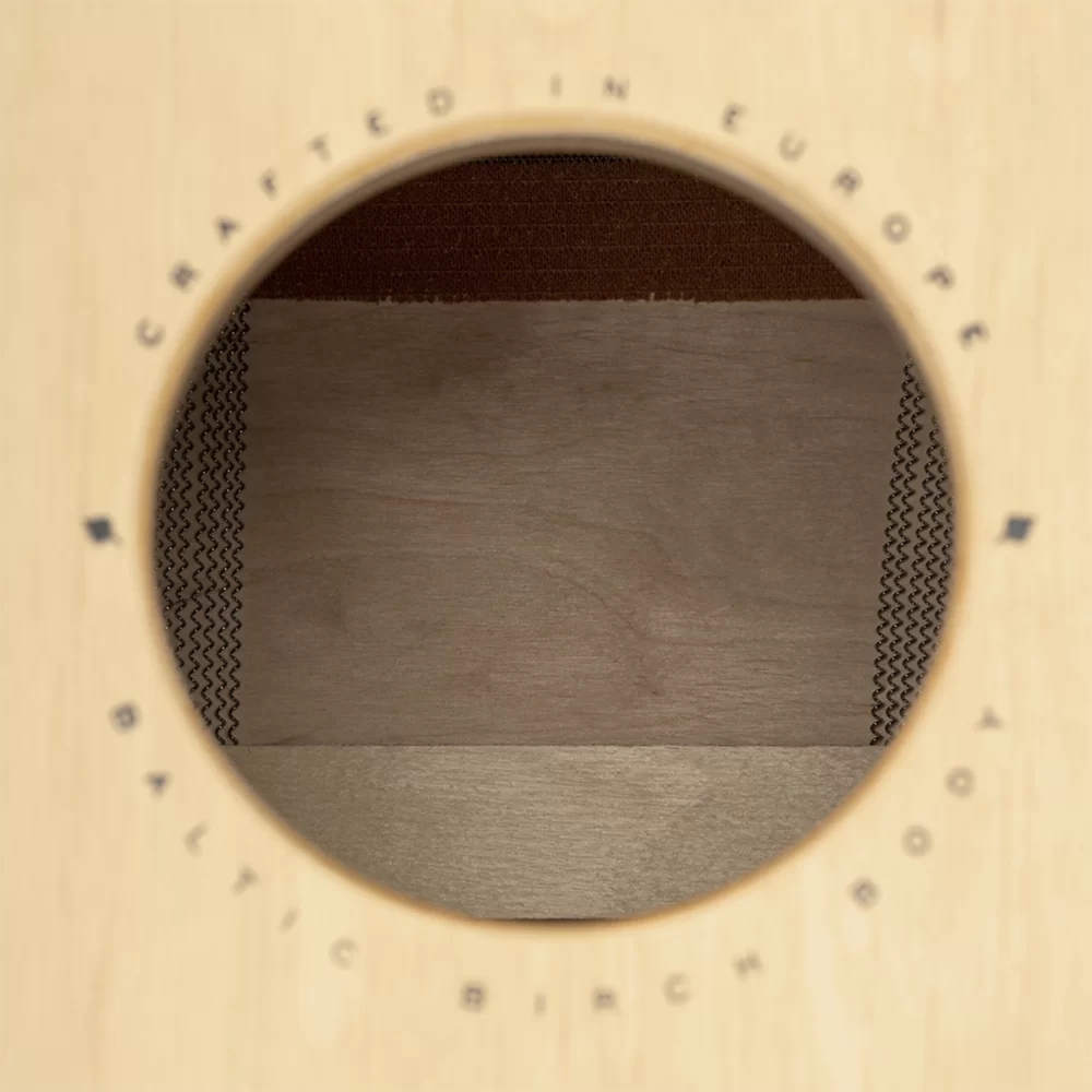 Meinl SC80BW Frontplate Snarecraft Cajon (Natural Burl Wood) 5