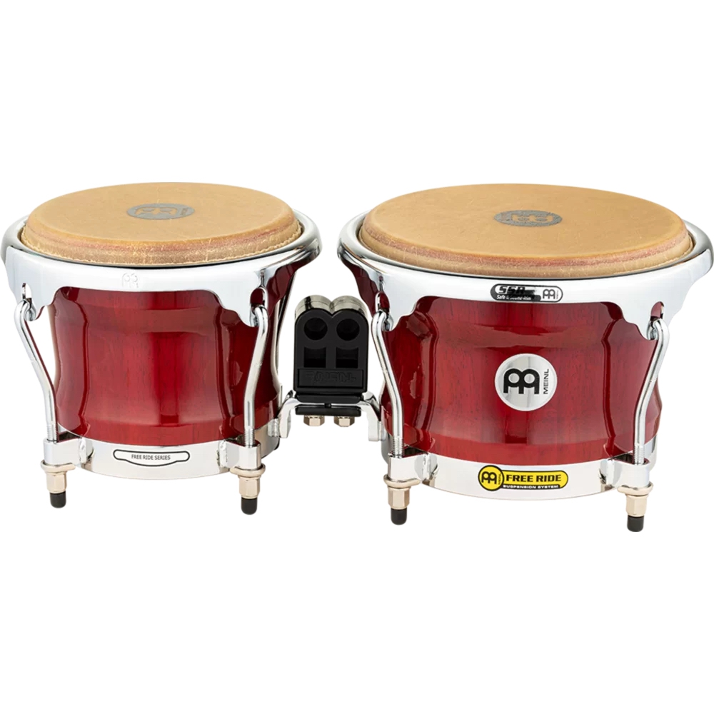 Meinl FWB400CR Free Ride Series 7''/ 8.5'' Bongo Set (Cherry Red ) 3