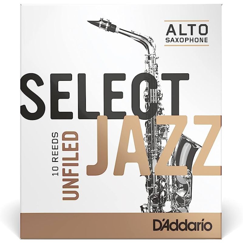 D\'Addario Woodwinds Select Jazz Unfiled Alto Saksafon Kamışı No:3 Soft 1